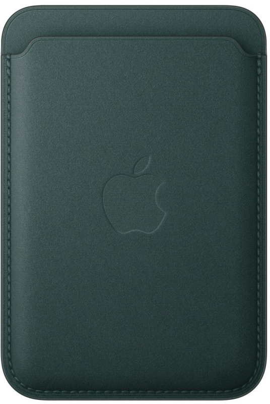 Чехол Apple для iPhone FineWoven Wallet MagSafe, глубокий зеленый