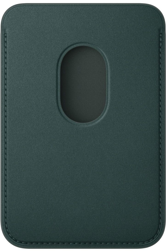 Чехол Apple для iPhone FineWoven Wallet MagSafe, глубокий зеленый